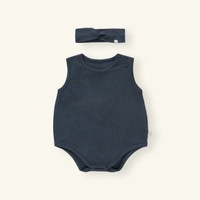 바인 바디수트 세트 네이비(6m~18m)