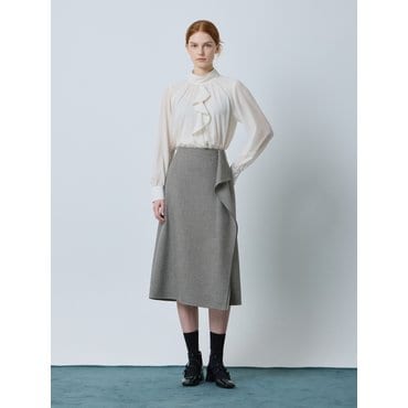 CC콜렉트 [씨씨콜렉트] 드레이프 디테일 스커트 C244MSD032