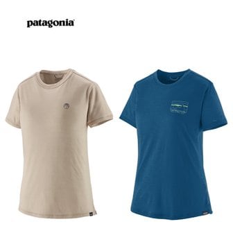 파타고니아 [파타고니아코리아] ( 44595P5 ) 2024년  SS 우먼즈 캐필린 쿨 메리노 그래픽 셔츠