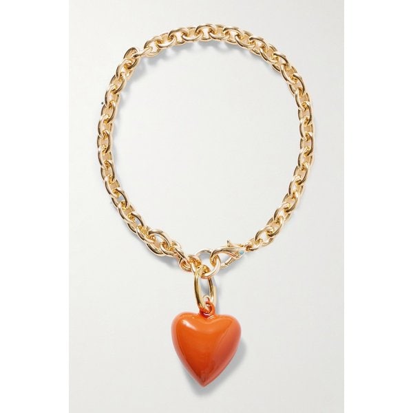 록산느 애슐린 미니 푸피 하트 골드톤 에나멜 팔찌 46376663162972446