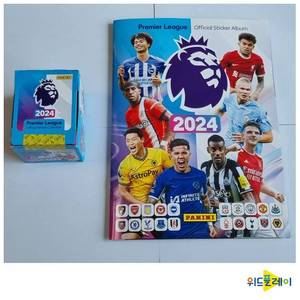  파니니 축구카드 - EPL 2024 스티커컬렉션 및 스티커북