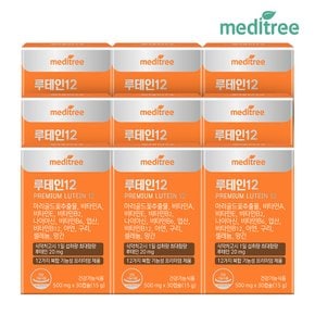 프리미엄 루테인12 베타카로틴 비타민 9박스(9개월분)