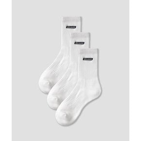 3PACK 배너 로고 삭스 White 긴목 패션양말 DIKU263LASC001WH 6143080
