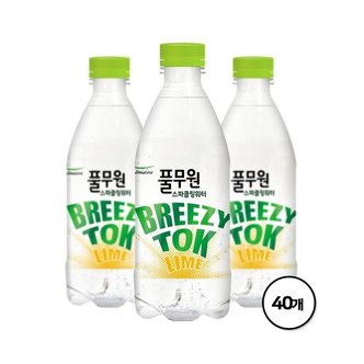  풀무원 탄산음료 브리지톡 라임 500mL X 40병