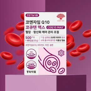 코엔자임Q10 코큐텐 맥스 혈압 항산화 케어 관리 조절 4박스 (240캡슐)