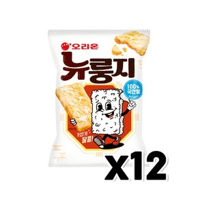 오리온 뉴룽지 봉지스낵 75g x 12개