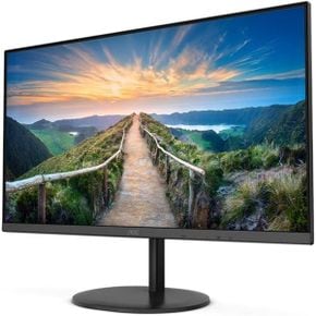 영국 AOC 모니터 U27V4EA 27 Inch 4K UHD Monitor 60Hz 4ms IPS Adaptive Sync Speakers Flicker