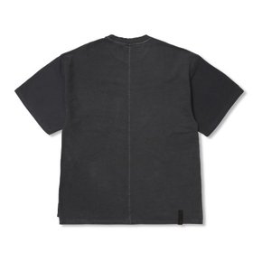 Docking Insideout Pigment Oversized T-shirts Charcoal