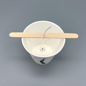 캔들 심지홀더 나무 고정 막대 만들기 재료 트레이