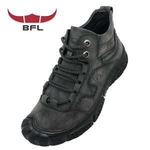 BFL BFL863 그레이 남성 하이탑 스니커즈 워커 캐주얼 부츠 신발