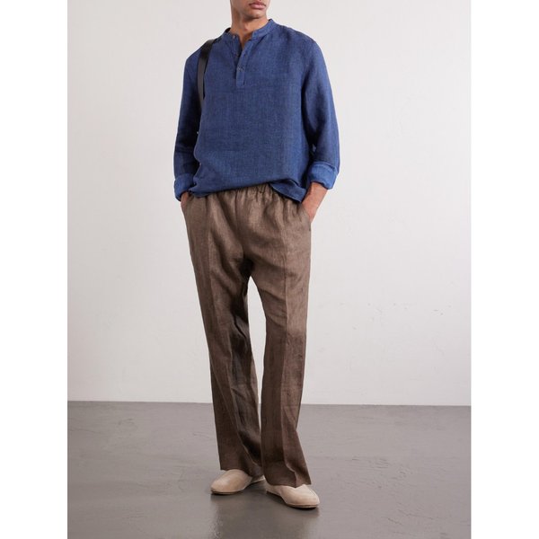 미스터 피 헤링본 리넨 셔츠 46376663163027155