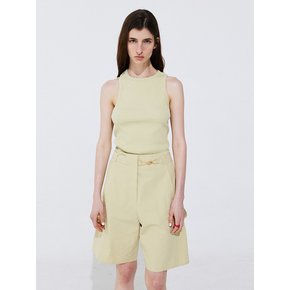 Back Cut-out Sleeveless_Light Green