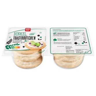  독일 레베 REWE Beste Wahl 베스트발 딩켈 토스트 빵 335g