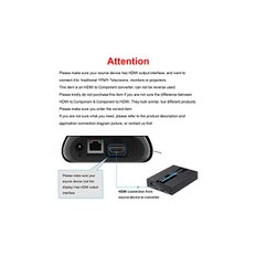 EASYCEL HDMI-컴포트 컨버터 HDMI와 컴포넌트 케이블 포함 1080P