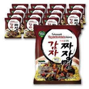 우리밀 채식 감자짜장라면 1box 16봉 (W206854)