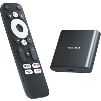  영국 네뷸라 프로젝터 NEBULA 4K Streaming Dongle with HDR Android TV Box 7000 Apps Compatib