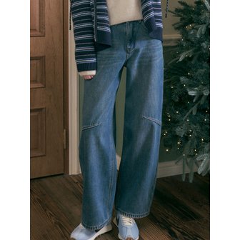 헤인트 [양털기모]AEITOR BALLON DENIM PANTS_BLUE