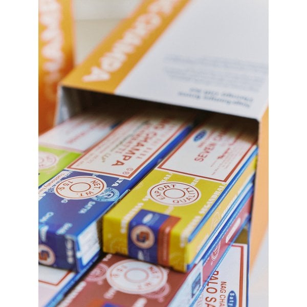 나그참파 인센스 스틱 테라피 기프트 세트(+쇼핑백 증정)