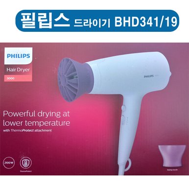 듀얼에어케어 헤어드라이기  BHD340/19