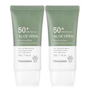 알로에 모이스처 선크림 50ml 2개 / SPF50+ PA++++