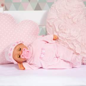 Bayer Design First Words 15 Baby Doll  Soft Pink with Bottle and Pacifier, for Children