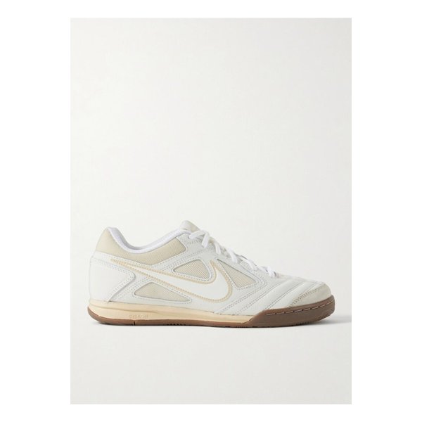 가토 스웨이드 트리밍 메시 가죽 스니커즈 크림 1647597353261510