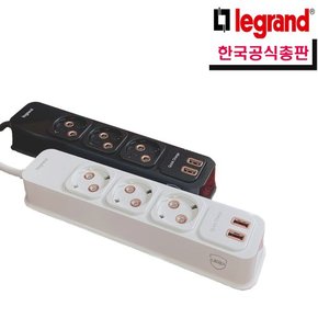 USB 고속충전 소화패치 화재예방 가능 안전형 고용량 멀티탭 3구 5M(16A,3200W)