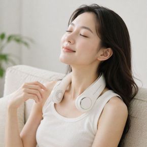 무선 목선풍기 넥팬 넥밴드 목에거는 목걸이형 선풍기 넥풍기 목풍기 충전식