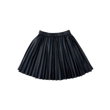 루즈페 [센텀점_아꽁떼]레더플리츠스커트(75A19-430-04)