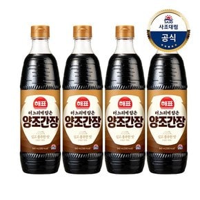 더느리게담은 양조간장 840ml 4개