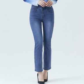 여성 슬림 스트레이트 데님_인디고
