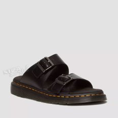 NA 조셉 샌들 31570001 DR. MARTENS JOSEF ANALINE LEATHER BUCKLE SLIDE SANDALS