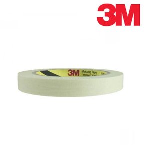3M 마스킹테이프 110 아이보리 15mm x 40m 종이테이프 컬러 보양 도색