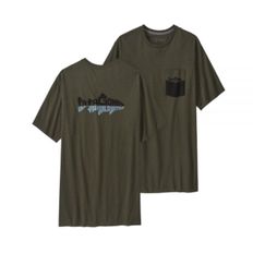 파타고니아 24 M Wild Waterline Pocket Responsibili-Tee (37549-BSNG) (맨 와일드