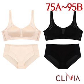 쾌적한메쉬 사방숨쉬는 브라팬티2종 CLB1798 노와이어 75A 95B_P337848577