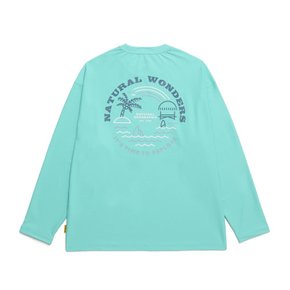 N242URG640 시즌 그래픽 래쉬가드 TOPAZ GREEN
