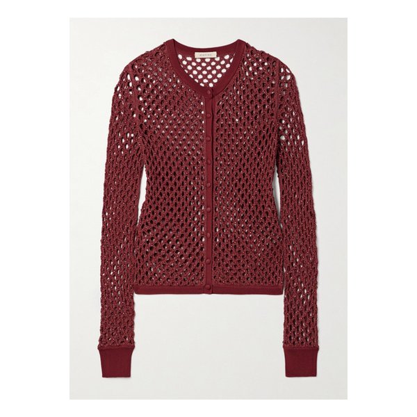 디오티마 조라 비즈 장식 크로셰 코튼 블렌드 가디건 1647597351096717