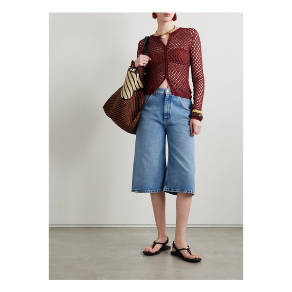 디오티마 조라 비즈 장식 크로셰 코튼 블렌드 가디건 1647597351096717
