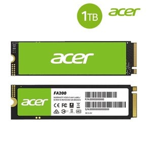 에이서 FA200 M.2 NVMe 1TB SSD