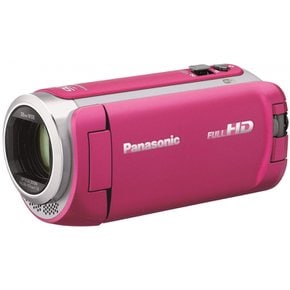 파나소닉 HD 비디오 카메라 64GB 와이프, 하이 멀티플라이어, 90x 줌, 핑크 HC-W590M-P