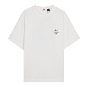 [난가] SS26 남성 빈티지 플라워 티셔츠 N2610 1M036Z WHT _EMT