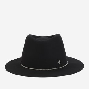 [해외배송] 메종미쉘 울 펠트 와이드 브림 볼체인 햇 1003193001 BLACK