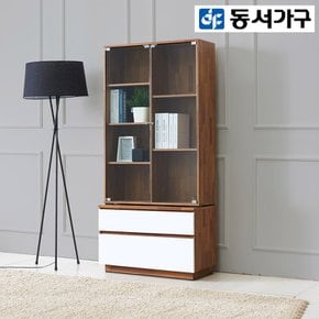 모르 800 2단 유리 장식장 DF918496