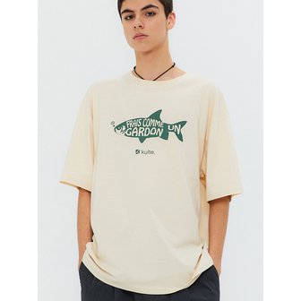 쿨트 FISH T-SHIRT IVORY