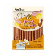 펫츠루트 찜쿡 닭가슴살 치즈 츄러스 400g 간식