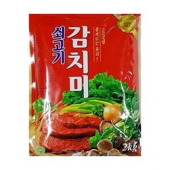 제이큐 대상 쇠고기 푸드 감치미 2kg6ea1box