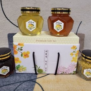 [꿀단지] 선물세트 순수벌꿀 다이아500gx2구 (1세트) 구성(아카시아꿀500gx1구+잡화꿀500gx1구)