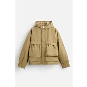 포켓 파카 0155/290 OLIVE GREEN