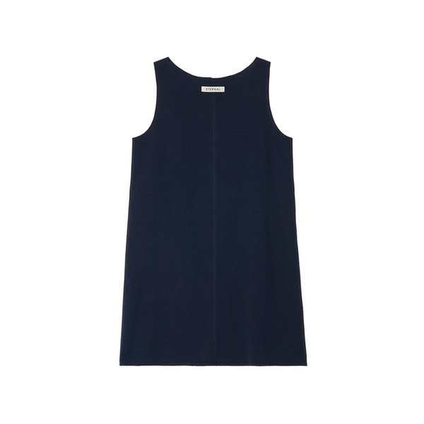 Sleeveless Mini Dress _ NAVY