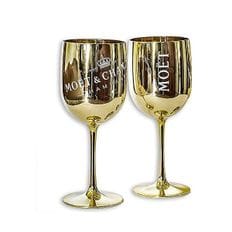 독일 모엣샹동 샴페인잔 와인잔 Moet and Chandon Gold Ice Imperial Plastic Champagne Flutes